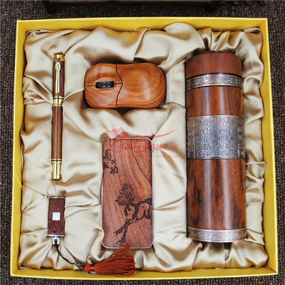 黑檀木百茶圖保溫杯 房地產(chǎn)開盤紀(jì)念禮品的匠心之選